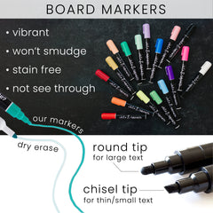 Dual-Tip Chalk Markers