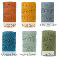 Macrame leaf/feather DIY craft kit. DIY home decor.
