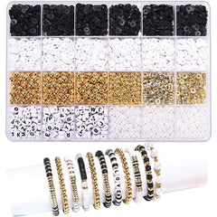 DIY Clay Beads Bracelet Kit Letter Beads Jewelry Making