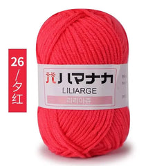 Soft Cotton Baby Yarn Thick Velvet Crochet Knitting Wool