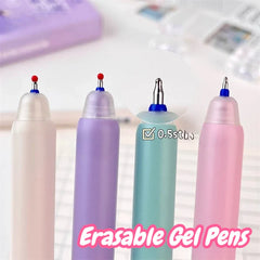 Kawaii Cat Erasable Gel Pens