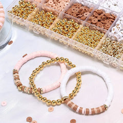 DIY Clay Beads Bracelet Kit Letter Beads Jewelry Making
