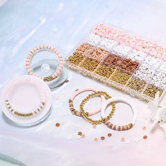 DIY Clay Beads Bracelet Kit Letter Beads Jewelry Making