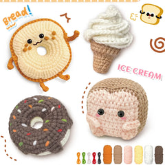 Animal Crochet Kit Beginner Starter Set DIY Knitting Supplies