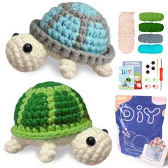 Animal Crochet Kit Beginner Starter Set DIY Knitting Supplies