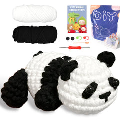 Animal Crochet Kit Beginner Starter Set DIY Knitting Supplies
