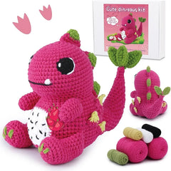 Beginner Crochet Animal Kit Yarn Tools Video Tutorial DIY