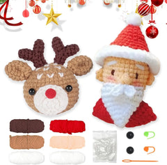 Animal Crochet Kit Beginner Starter Set DIY Knitting Supplies