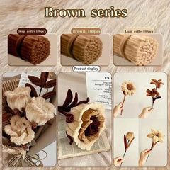 Chenille Stems 30cm Pipe Cleaners - DIY Craft Supplies for Handmade Flowers & Art Projects