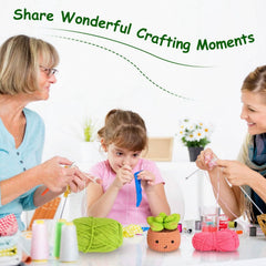 Crochet Kit for Beginners DIY Knitting Supplies