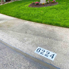 Curb Stencil Kit For Address Painting