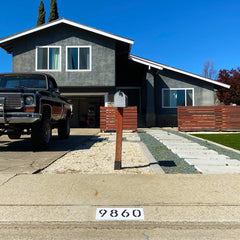 Curb Stencil Kit For Address Painting