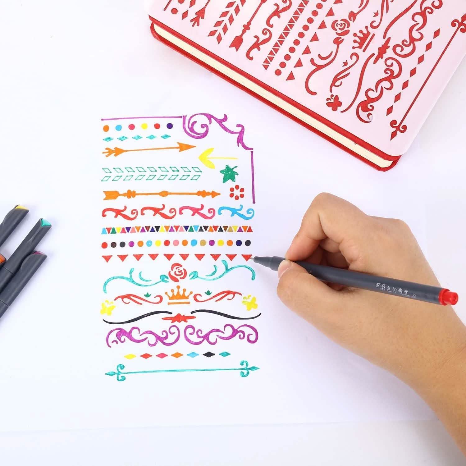 Colored Pens Fine Point Markers