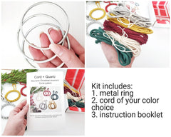DIY Christmas ornament kit. Macrame christmas ornament set. Christmas craft kits for adults and kids. Boho ornament. Christmas home decor