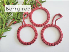 DIY Christmas ornament kit. Macrame christmas ornament set. Christmas craft kits for adults and kids. Boho ornament. Christmas home decor