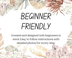 Macrame leaf/feather DIY craft kit. DIY home decor.