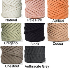 Macrame moon and crystal DIY KIT. Beginner tutorial and materials.