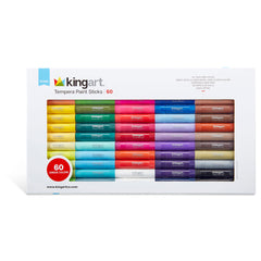 Tempera Paint Sticks, 60 Colors